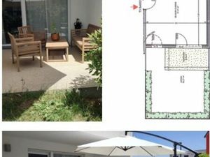 Appartement 3 pièces 64m² rez de jardin