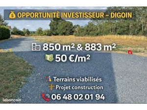? Vente deux parcelles de terrain viabilisées à Digoin  quartier Neuzy