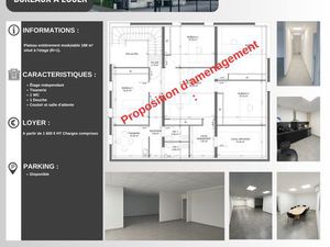 Location bureaux 1 400