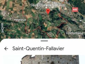 Terrain constructible à Saint Quentin Fallavier