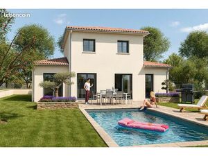 Maison d'env 100 m² avec garage - vue dégagée