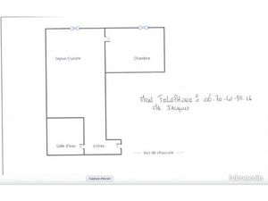 Appartement F2 loue depuis 17 ans DPE D