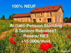 200m2 PERSO +300m2 ACCUEIL-PENSION-STANDING 6 Seniors Retraités?