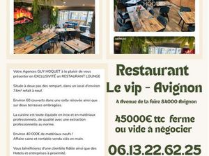 À saisir restaurant ou autre activité / restaurant Lounge