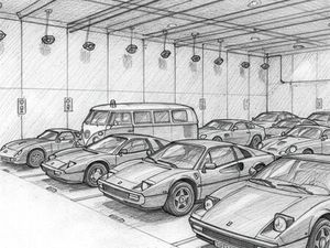 Parking sécurisé pour voitures anciennes  récentes ou de collection