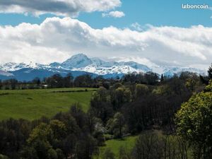 Terrain constructible vue Pyrénées