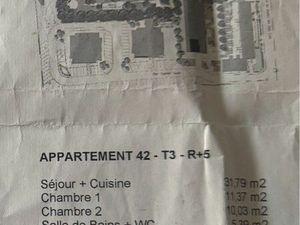 Vend appartement  T3