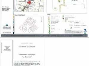 Terrain plat constructible viabilisé et Clôturé