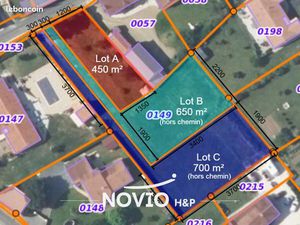 Terrain 750 m² NAINTRE