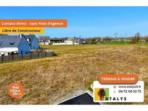 Terrain constructible viabilisé à vendre