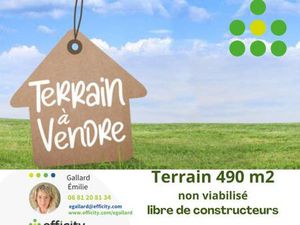 Terrain constructible à vendre