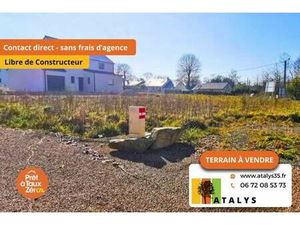 Terrain constructible viabilisé à vendre