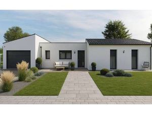 Terrain avec maison neuve à vendre