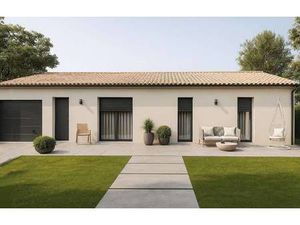 Terrain avec maison neuve à vendre