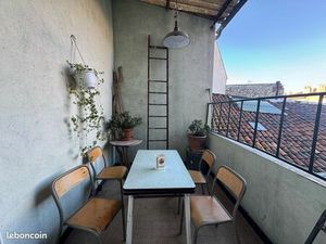 T4 meublé avec terrasse