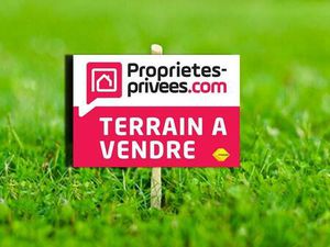 Terrain constructible viabilisé à vendre