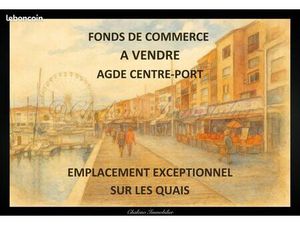 Fonds de commerce 80 m² Le Cap d'Agde