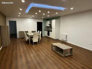 F2 rdc cuisine équipée + garage proche gare