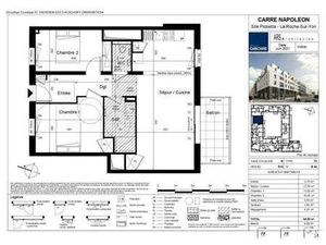 Location Appartement 3 pièces à La Roche-Sur-Yon Centre Ville (85000) : à louer 3 pièces /