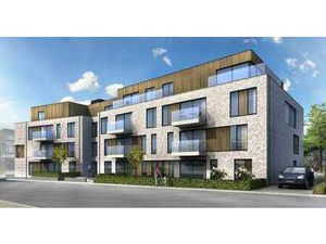 Appartement op het gelijkvloers met 1 slaapkamer .