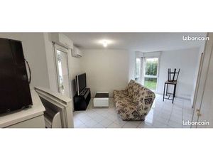 Appartement meublé 2 pièces – 30 m² + chambre – Climatisation – Jardin – Parking sécurisé