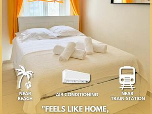 Appartement lumineux & climatisé I Cœur de Nice I Bail Mobilité (1 à 5 mois)