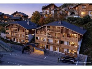 Superbe appartement neuf en duplex de trois chambres au dernier étage  au centre de Morzin