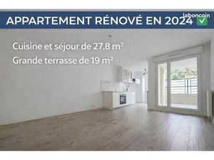 Appartement T3 rénové 2024 – Terrasse 19 m² – Calme  bord de Bièvre – Cuisine équipée – Al