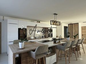 Maison contemporaine de plain-pied 2022 – 150 m²  4 chambres 