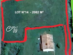 Terrain constructible de 2 082 m² situé dans un quartier calme et tranquille  idéal pour c
