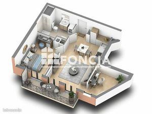 Appartement 2 pièces 48 m²