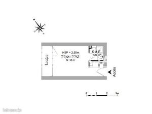 Appartement 1 pièce 14 m²