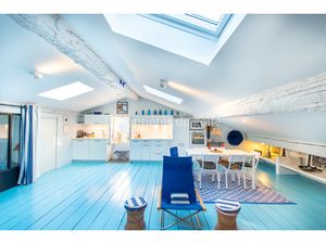 Centre Ville de Sète  appartement dernier étage esprit loft