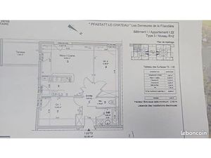 Appartement / 3 pièces /66 45 m2