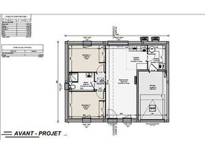 Maison 2 pièces 50 m²