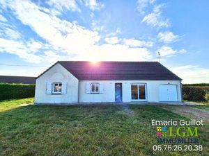 Maison de plain-pied – 102 m² – 4 chambres – Terrain clos 900 m² – Mulsans (41500)