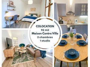 Chambre ou Studio dans maison de Ville / Tout équipé / Neflix
