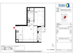 T2 Résidence récente Champigny sur marne