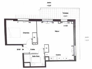 Appartement 2 pièces 51 m²