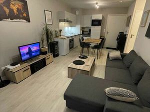 T2 meublé récent avec terrasse