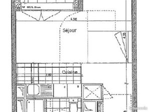 Appartement 1 pièce 29 m²