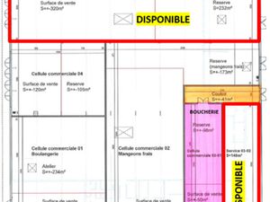 2 cellules commerciales à louer - Retail Park Forbach