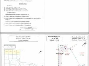 Terrain à bâtir de 1175 m² à FILLE (72)