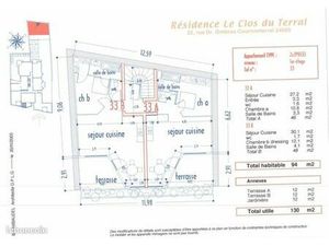 Vends 2 F2 + parkings au centre de Cournonterral