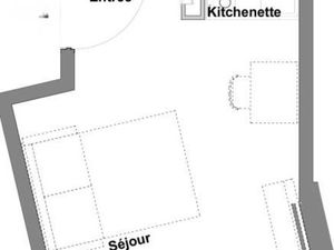 Appartement 1 pièce 22 m²