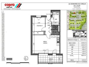 Appartement 2 pièces 48 m²