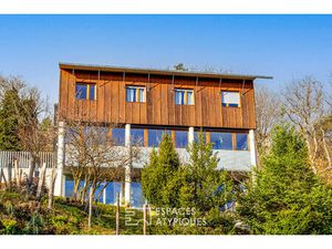 Maison ossature bois avec vue panoramique sur la plaine