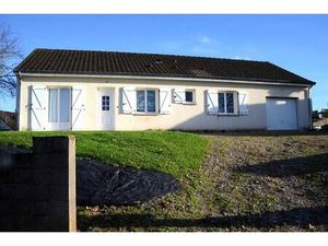 Pavillon récent de plain-pied avec jardin et garage