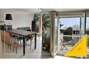 Meublé calme et lumineux  BALCON et PARKING en BORDS de LOIRE