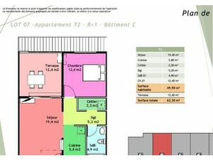 Appartement dans une résidence de standing sur la Route de Montabo